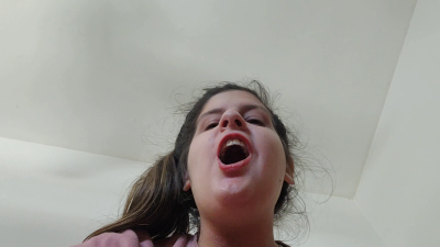 Giantess Painting Red Lips To Kiss Tiny Man - Crimson Lip Fetish, Soft Mouthplay, Gentle Giantess Sucks And Licks Her Little Toy With Fresh Red Gloss!