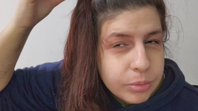 Long Brown Reddish Hair Brushing- Hair Play & Brushing Chubby Girl