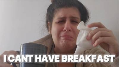 Booger Fetish Morning Can't Stop Sneezing While Trying To Have Breakfast