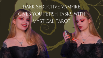 Creature Of The Night Gives You Fetish Tasks With Mystical Tarot