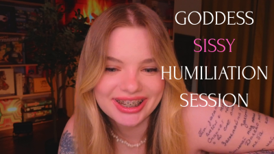 Goddess Sissy Humiliation Session