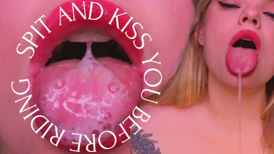 Passionate Ride & Spit With Exchange Of Intimate Kisses