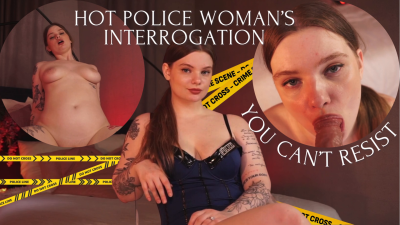 Hot Police Interrogation- You Can't Resist With Handcuffs On