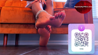 Ebony Femdom White Toes Cum Training Barefoot Worship Psydom JOI