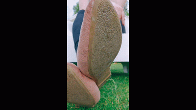 POV: My Feet Ignore You Outside, At The Golf Drive Range In Pink Balerinas And Black Leggings Giantess Perspective