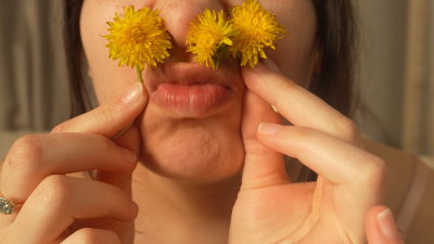 Unstoppable Sneezing After Smelling A Yellow Flower