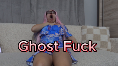 My Stepstep-Sister Is Sitting On The Couch And Then A Ghost Takes Control And Makes Her Masturbate. He Plays With Her Body Until She Orgasms And Masturbates With Her Because He Takes Control
