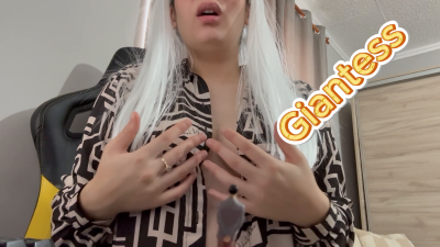 Giantess Stepstep-Sister Talks To Tiny Stepstep-Brother While We Are Drinking Tea While Talking I Realize That There Is Something In The Tea That Makes Me Feel Strange After Every Sip I Grow Big Then Tiny Stepstep-Brother Wants To Leave But I Talk To