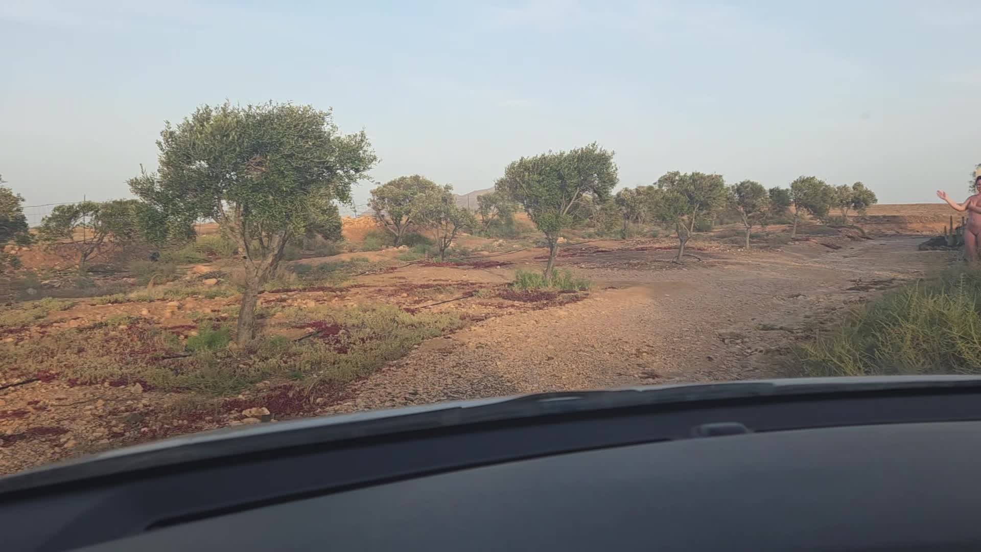 I Was Left At The Nudist Beach, My Boyfriend Took Everything, Luckily A Stranger Gave Me A Lift For A Blowjob!