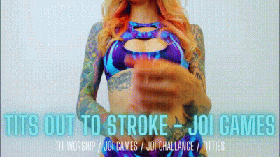 Tits Out To Stroke JOI Games