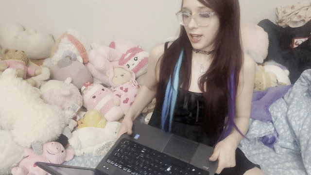step-sister catches step-bro filming his sex doll fucking and masturbates  to it
