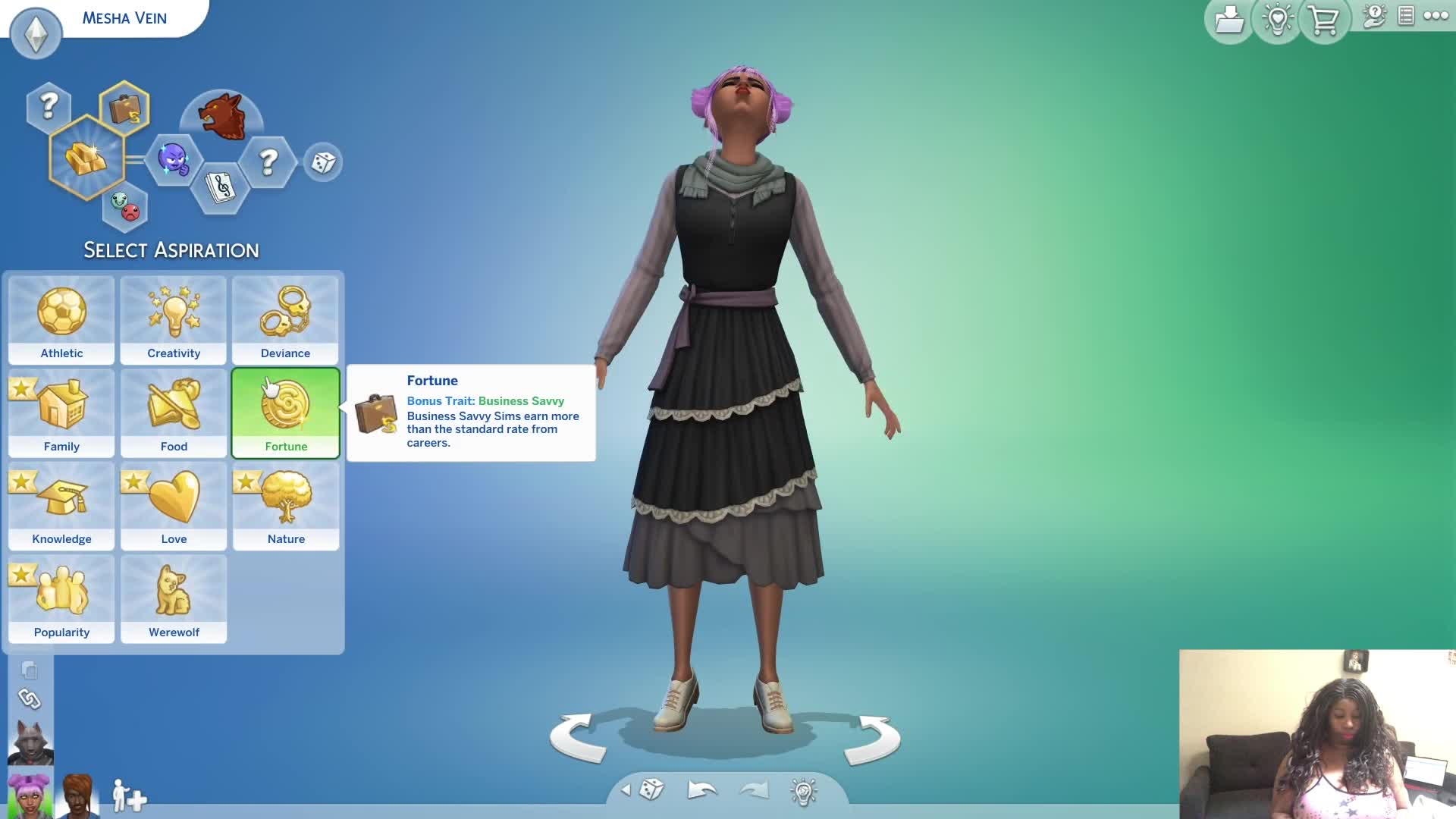 Creating My Character Rae In The Sims 4