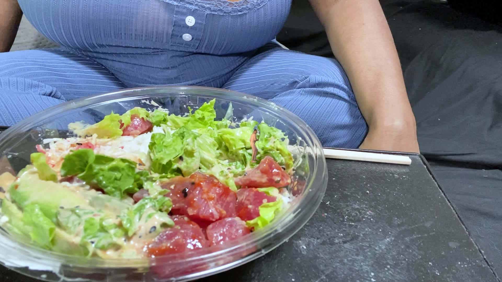 Giantess Special Effect- Giantess Mxdominion's Sushi Hunt, Female Domination, Shrinking Fetish, Giantess