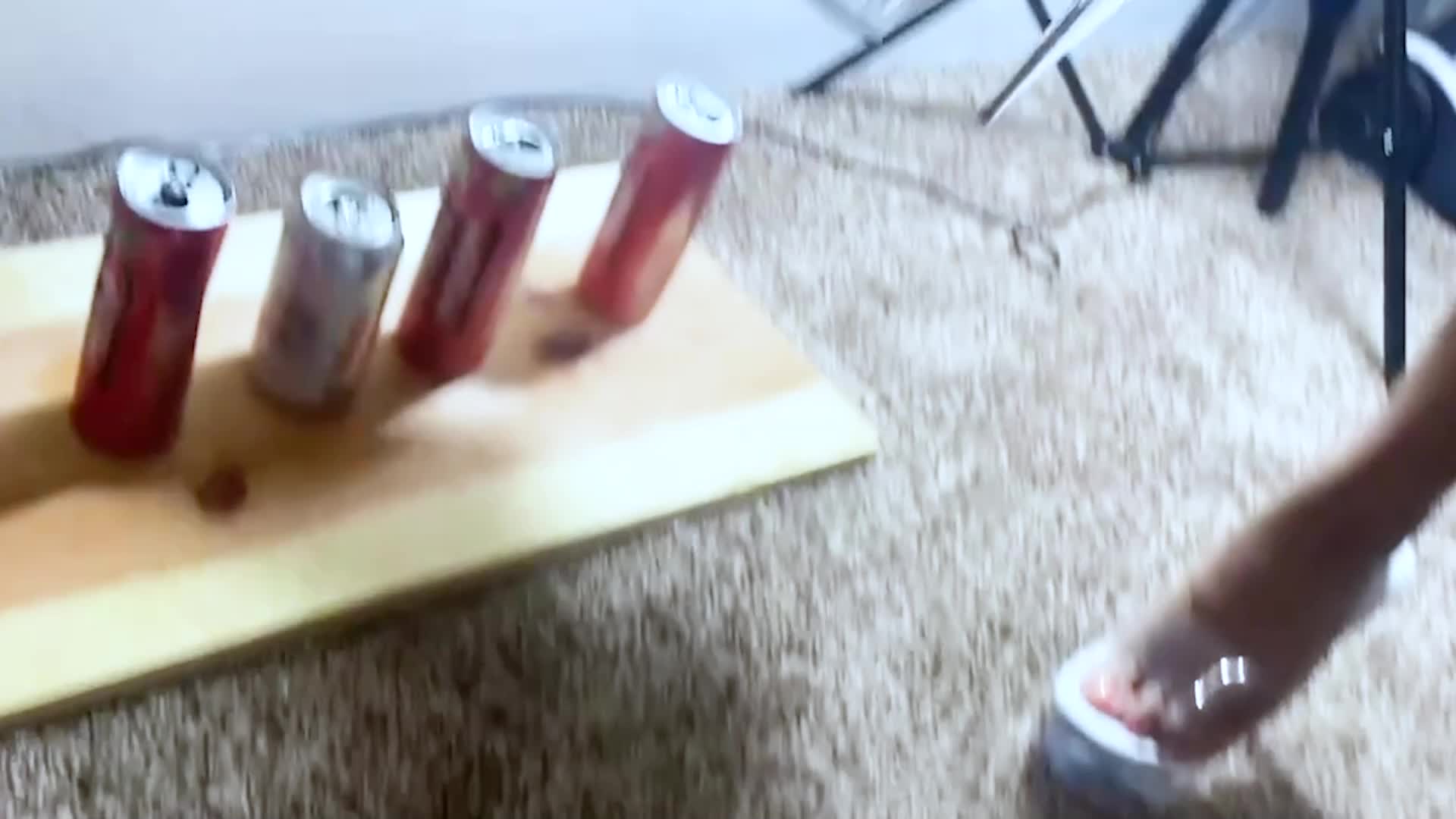 Food And Object Crush- Clear Heels Of Destruction: Goddess Mxdominion Crushes Cans, Crush, Foot Domination, Stomping, Femdom