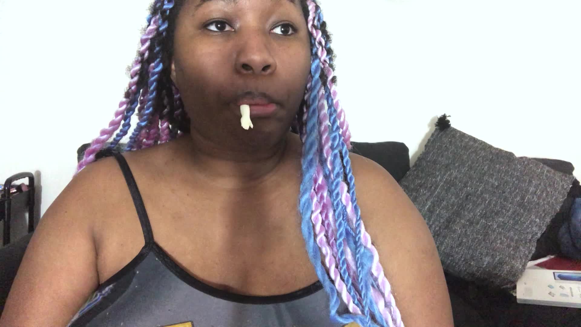 Inside The Giantess' Mouth--How Long Can They Last, Femdom, Giantess, Mouth Fetish