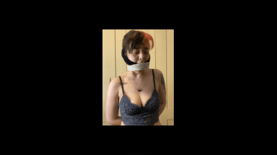 Chair And Hogtie Rope Bondage