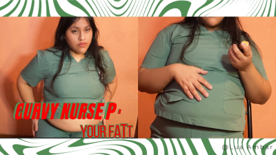 BBW Nurse Professor Picks Up Your Weight Gain Supplement And Teases You