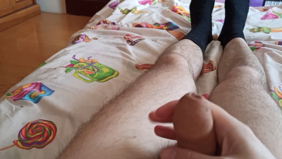 My Step-Sister Spied On Me Jerking Off And Wanted To Fuck Me
