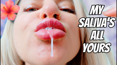 Dripping Saliva & Pouty Lips Tease - Open Wide