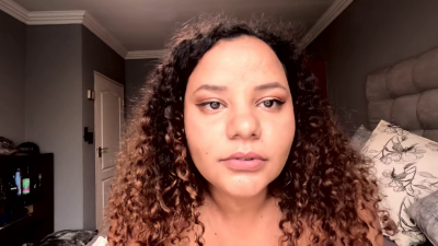 Dirty Talking BBW Deepthroating A Dildo And Stuffing Another Between Her Big Oiled Tits