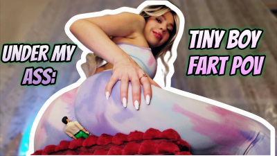 Under My Ass: Tiny Boy Fart POV 4k
