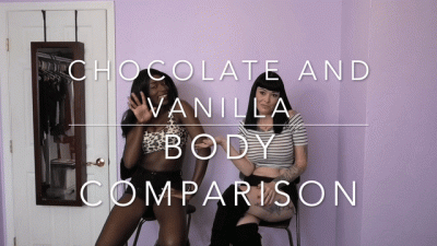 Chocolate And Vanilla Body Comparison