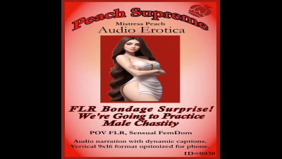 0030 Flr Bondage Surprise! We're Going To Practice Male Chastity ***Vertical Video***