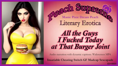 0019 All The Guys I Fucked Today At That Burger Joint MP4 Dynamically Captioned Narration Widescreen