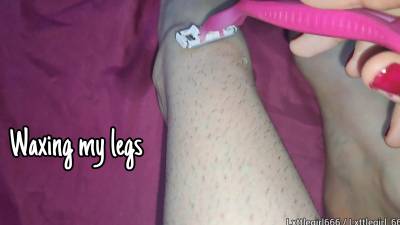 Waxing My Legs