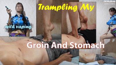 Alisha Trampling My Groin And Stomach