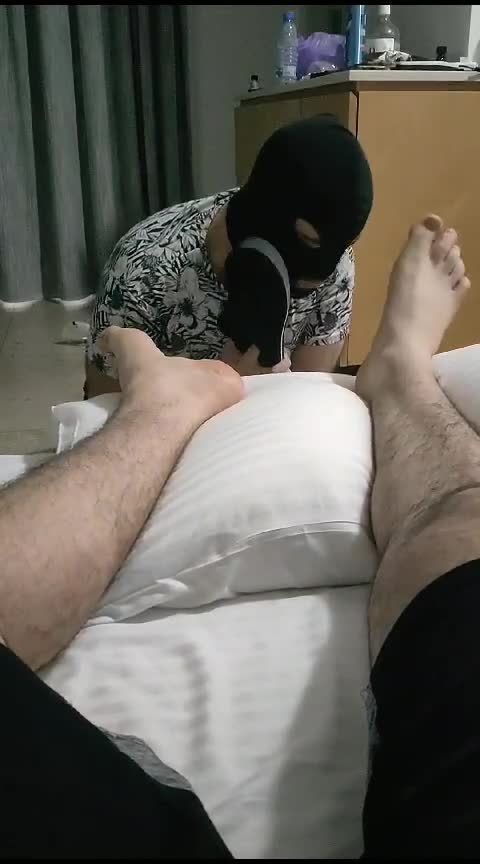 3 Minute Foot Domination. Slave Calls Me God