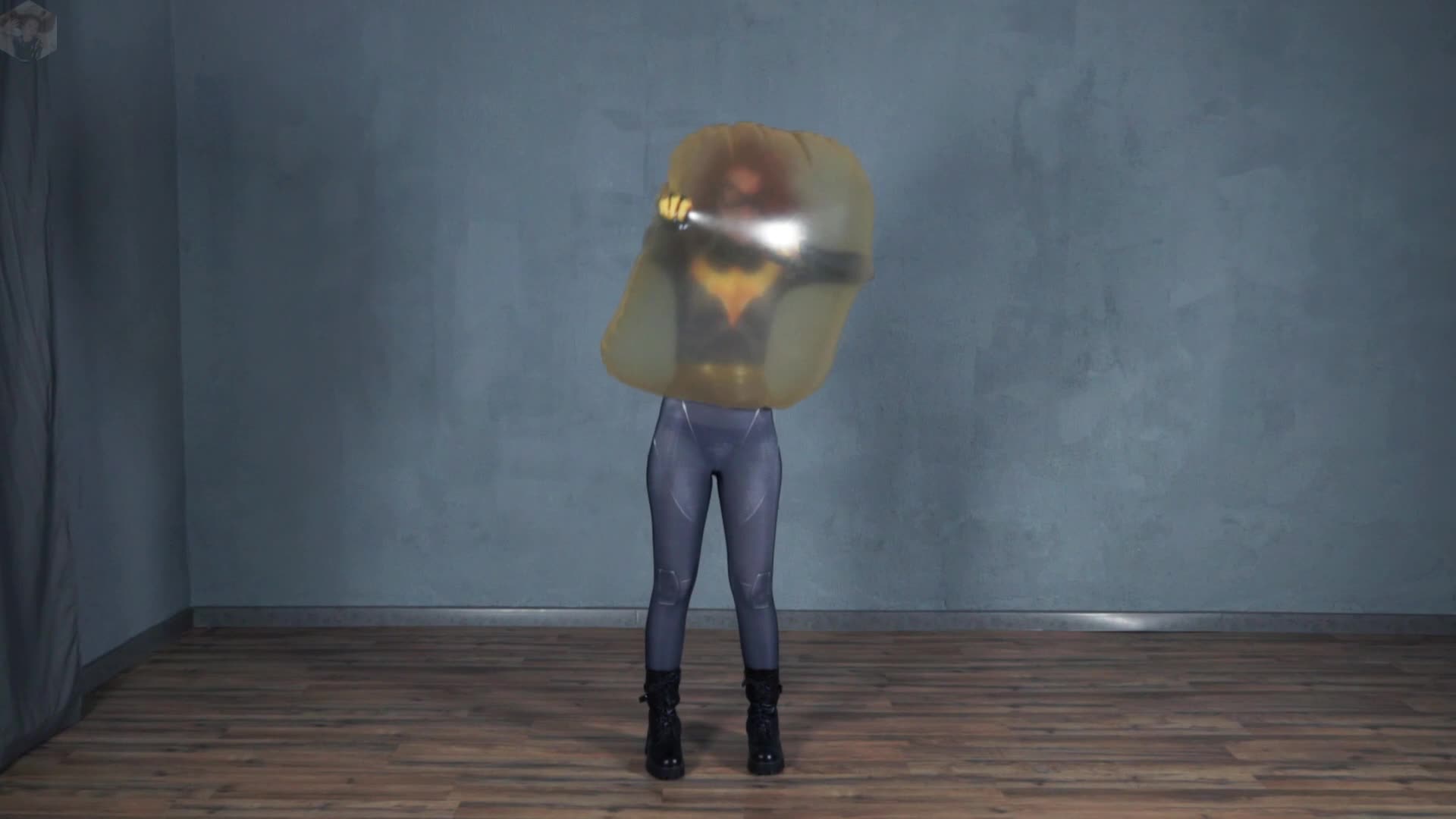 Batgirl Vs. Hacker, Latex Vacuum Bubble