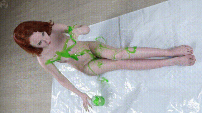 Vacuum Bag And Green Slime