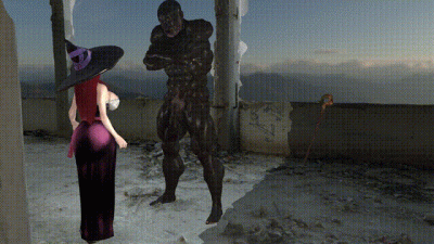 Sexy Redhead Sorceress Fuck And Bred By A Huge Black Cock