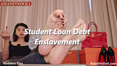 Student Loan Debt Enslavement- Goddess Elva Debt Trapp JOI | Loan Slavery Findom