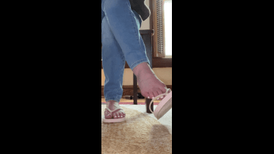 Under Table Peek (Jeans)