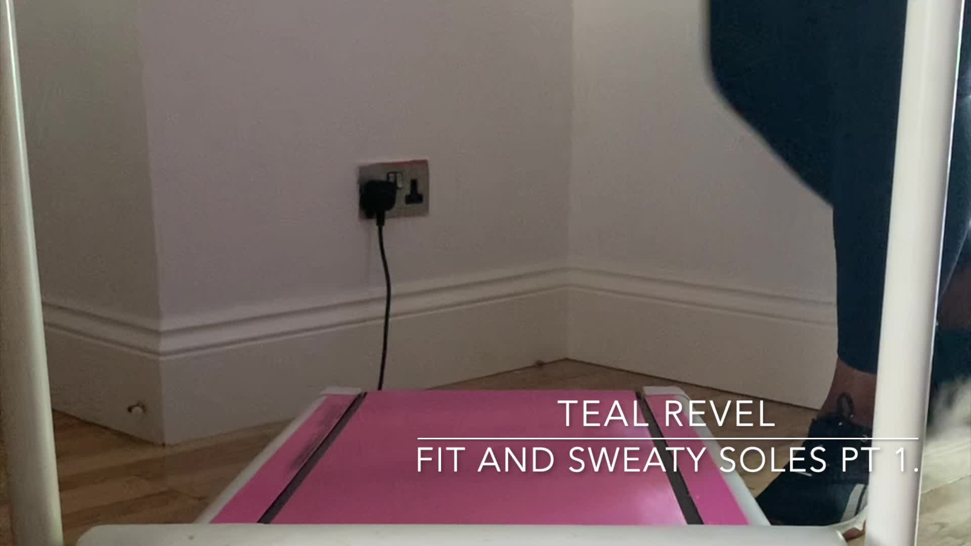 Teal Revel- Cruel Sweat Denial: Black Domme Runs On Treadmill, Zero Foot Show For You
