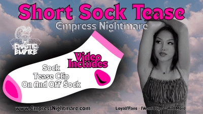 Short Sock Tease