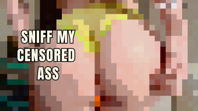 Censored For Betas Ass Worship Ass Smelling Loser Denial With Pixels Closed Captions Femdom POV