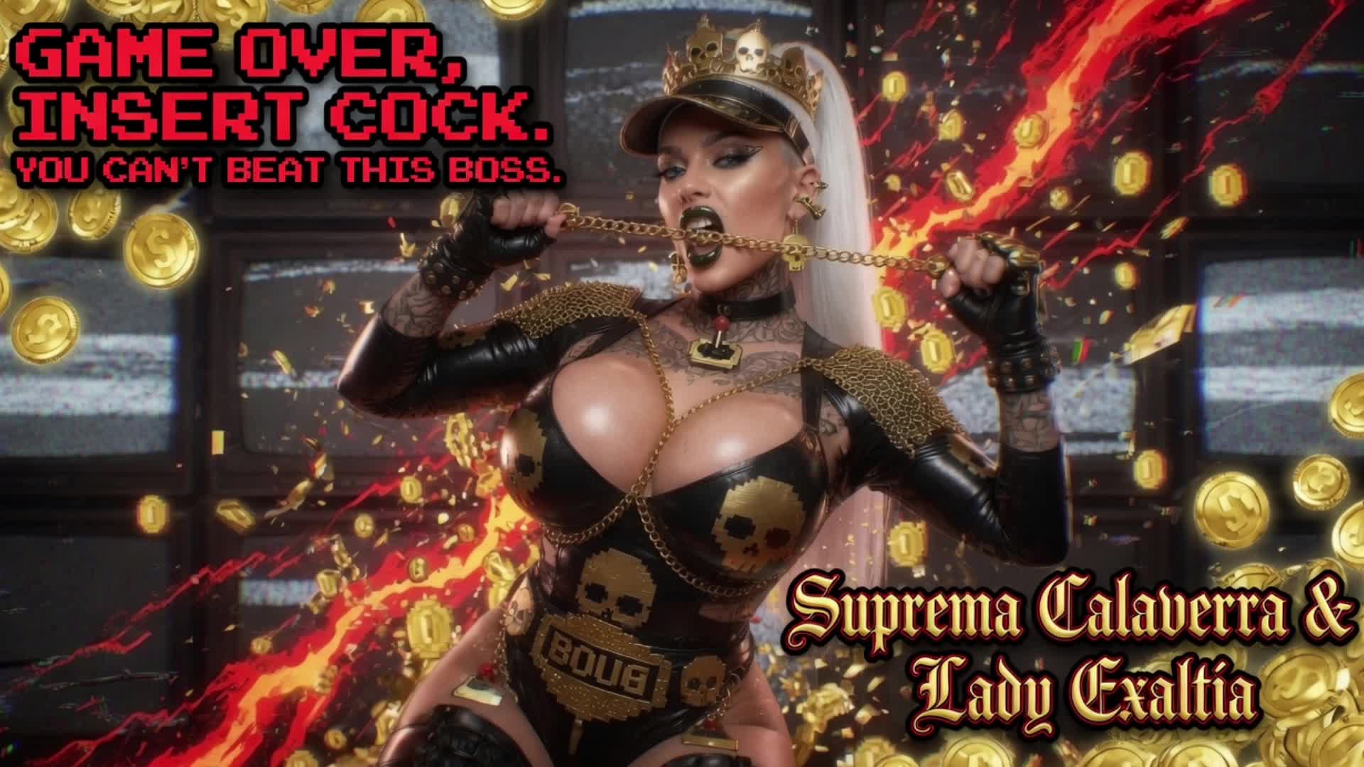 Game Over, Insert Cock. You Can't Beat This Boss