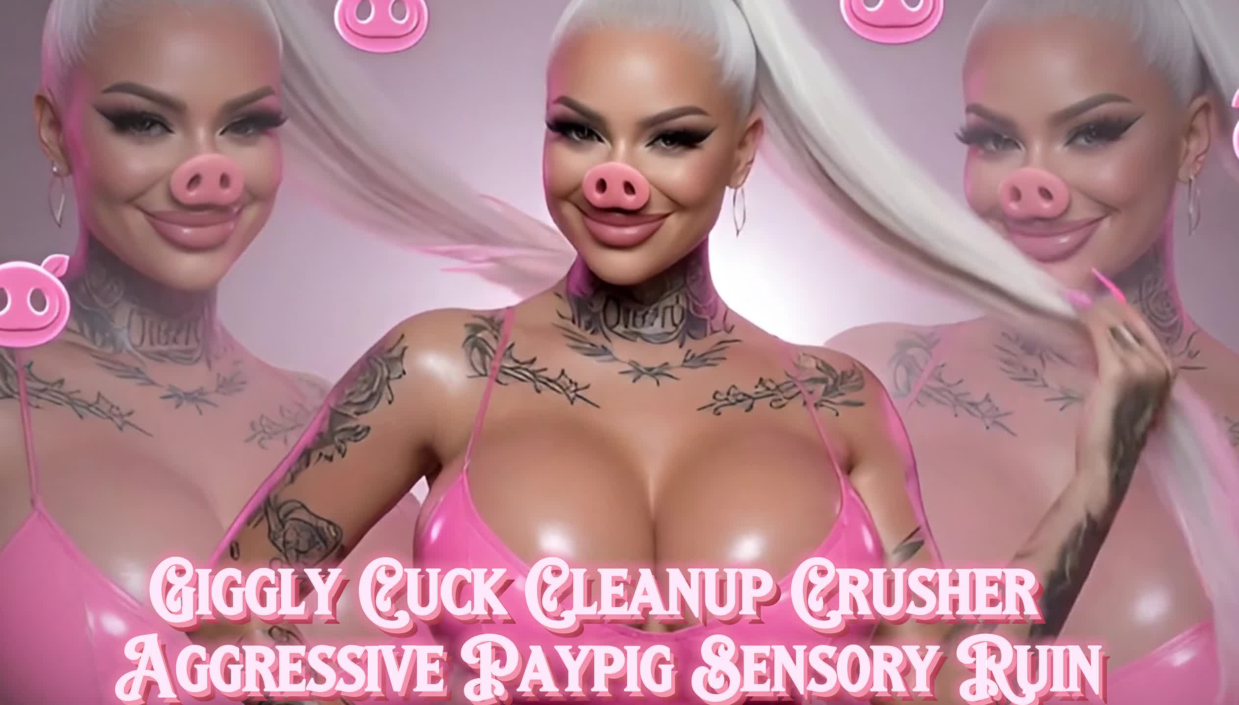 Giggly Cuck Cleanup Crusher - Aggressive Paypig Sensory Ruin