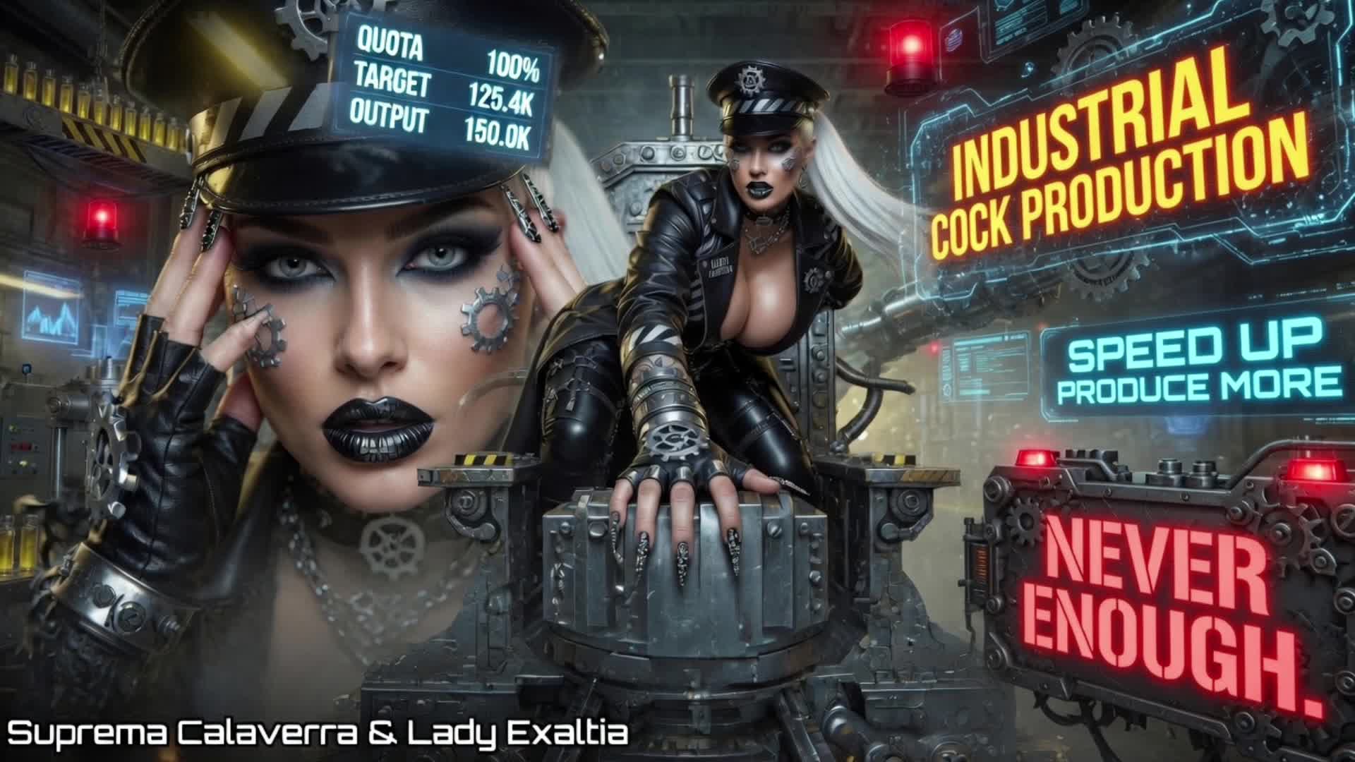 Industrial Cock Production. Speed Up Produce More Never Enough