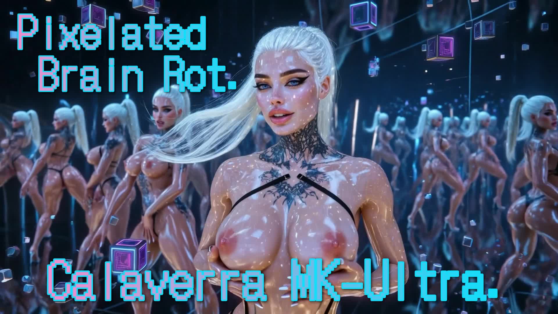 Pixelated Brain Rot. Calaverra Mk-Ultra