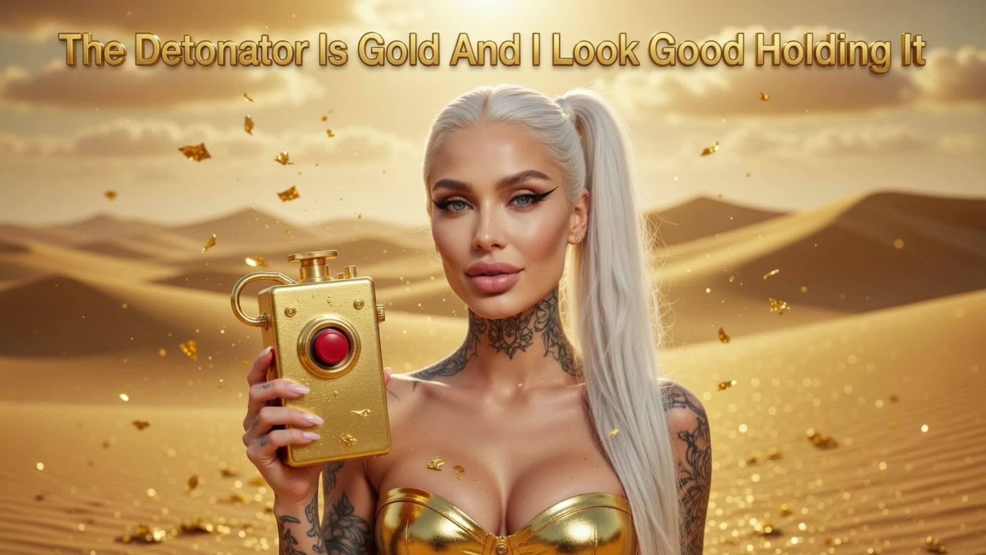 The Detonator Is Gold And I Look Good Holding It