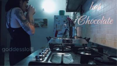 Cioccolata Calda Con Pentola Che Fischia