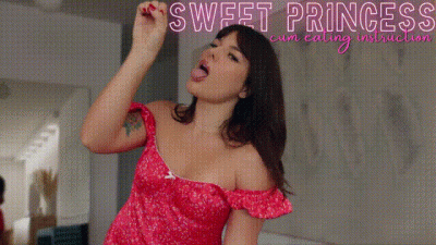 Sweet Princess Cum Eating Instruction
