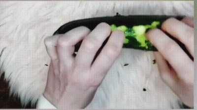 Destroy A Zucchini With My Wonderful Hot Claws