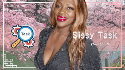 Day 28 Sissy Training Programme: Sissy Task 04