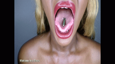 Slow Mo Shrunk Man Swallow