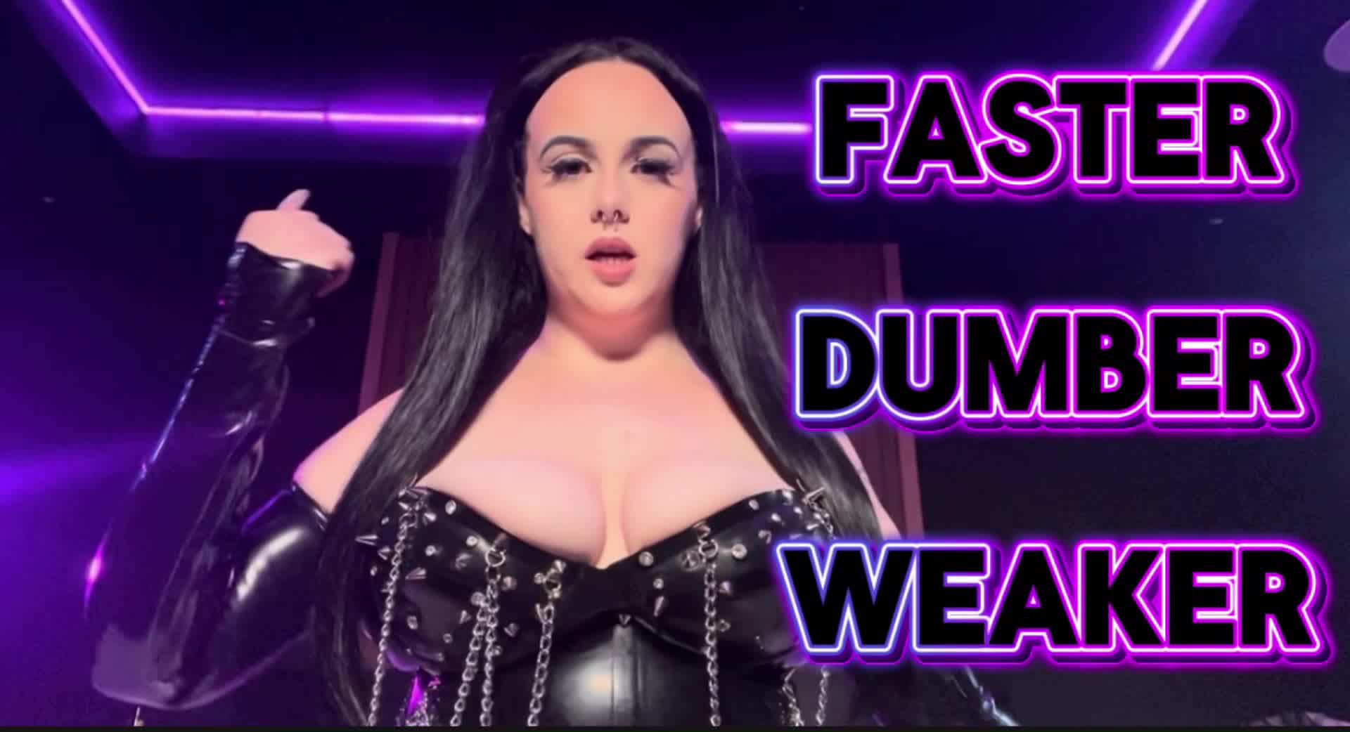 Faster. Dumber. Weaker